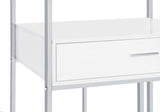Figueroa - 5-Shelf Wine Storage Bar Cabinet - White High Gloss by Coaster Fine Furniture | Bel Furniture