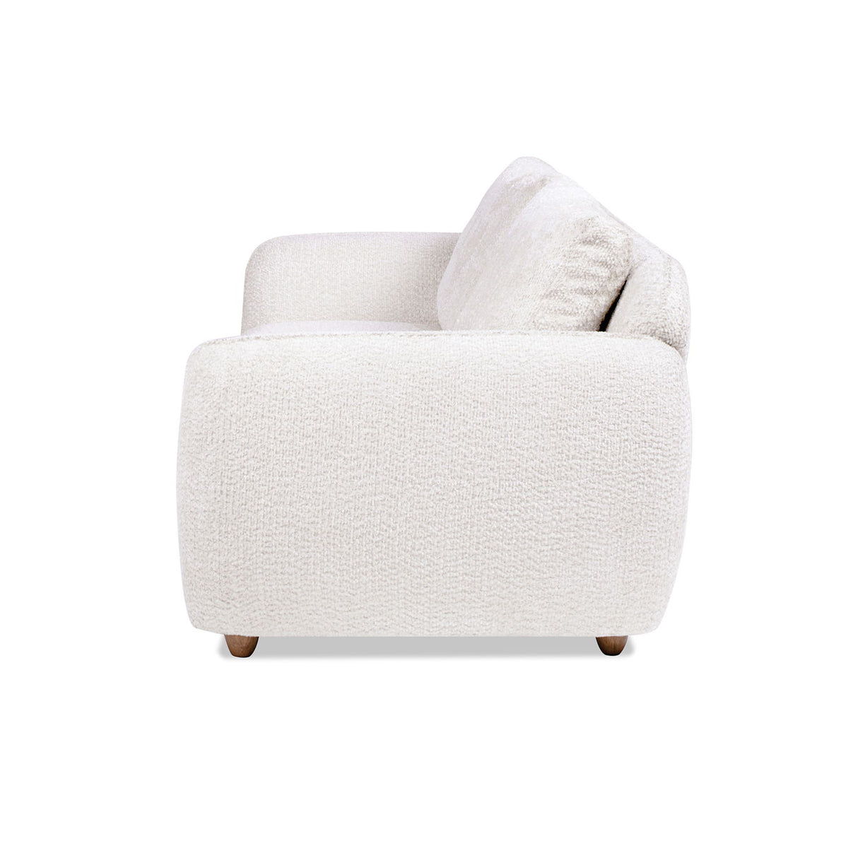 Sharon - Puffy Arm Sofa - Alpaca Off-White by Jennifer Taylor Home | Bel Furniture