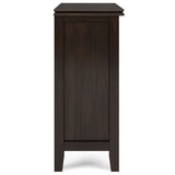 Artisan - Low Storage Cabinet - Tobacco Brown by Simpli-Home | Bel Furniture