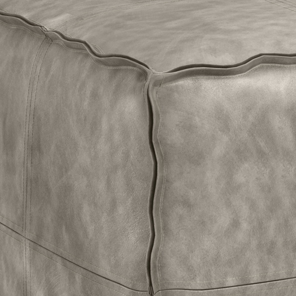 Brody - Versatile Square Pouf by Simpli-Home | Bel Furniture