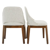 Weston - Dining Chair (Set of 2) - Beige by Ashcroft Furniture | Bel Furniture