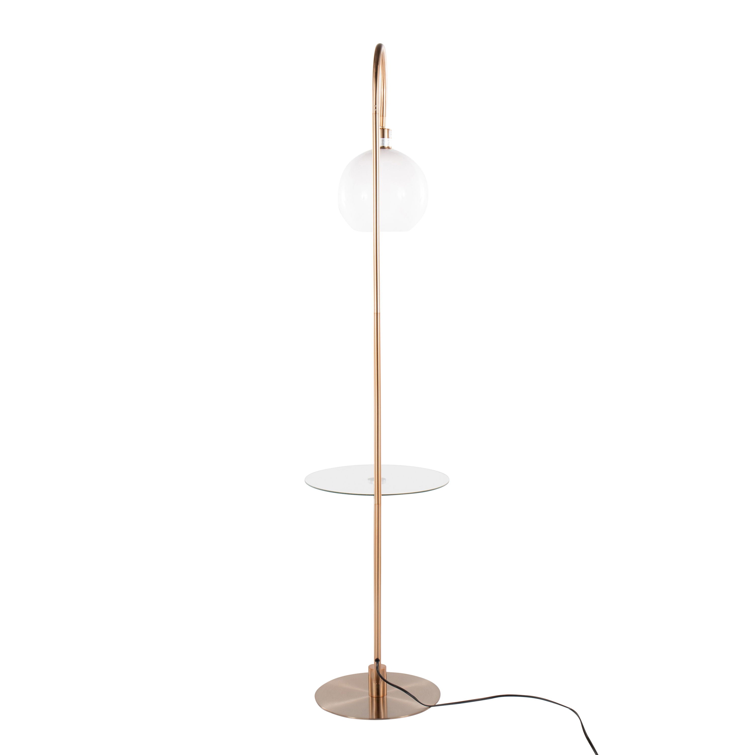 Trombone - Contemporary / Glam Floor Lamp