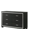Gennro - Dresser Black Dressers by Crown Mark | Bel Furniture