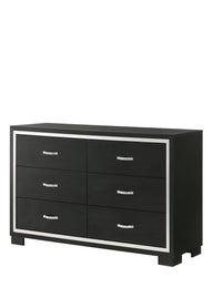 Gennro - Dresser Black Dressers by Crown Mark | Bel Furniture