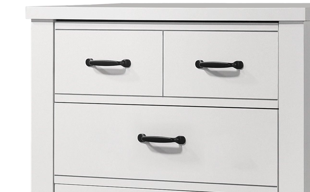 Cassini - 5 Drawer Chest - White