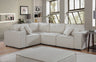 Melrose - Modular Sectional Sofa With Ottoman by Lilola Home | Bel Furniture