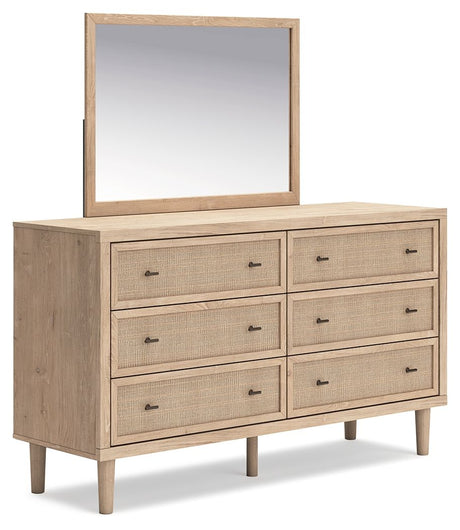 Cielden - Two-Tone - Dresser And Mirror by Signature Design by Ashley® | Bel Furniture