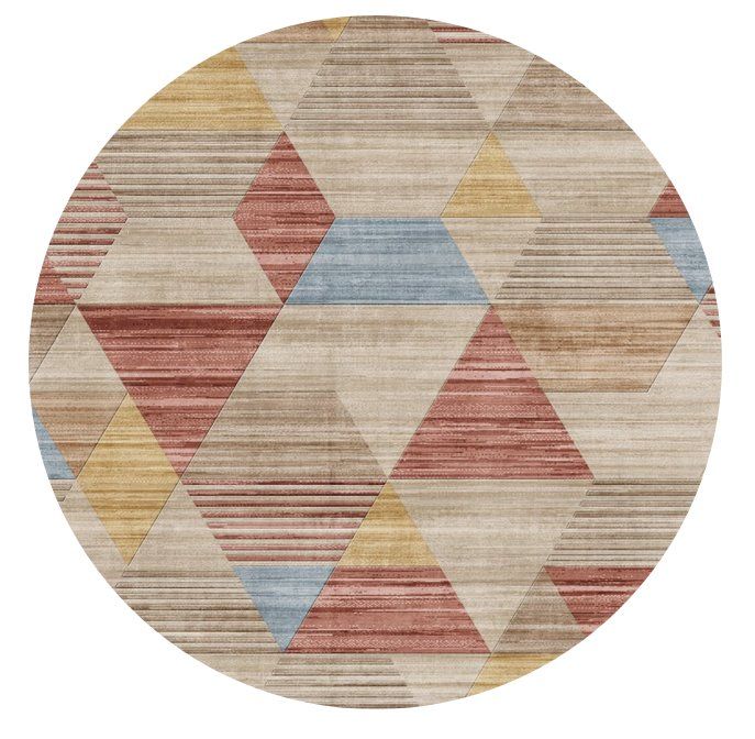 Rabbit - Washable Non - Slip Round Rug - Ivory Multi by Icona Home Decor | Bel Furniture