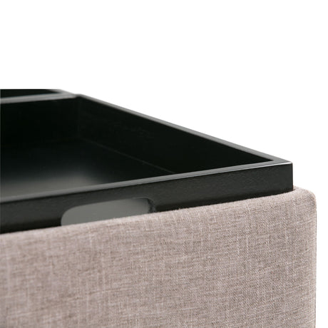 Avalon - Square Coffee Table, Storage Ottoman - view 74