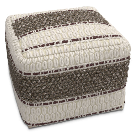 Grady - Handcrafted Square Pouf - view 28