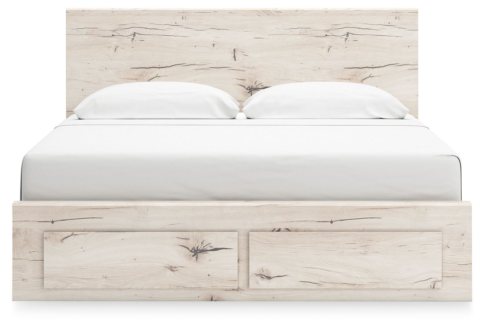 Lawroy - Panel Bed With Storage