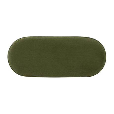 Serena - Contemporary Design Oval Storage Bench Ottoman - view 15