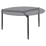 Rosalie - Round Smoked Glass Top Table