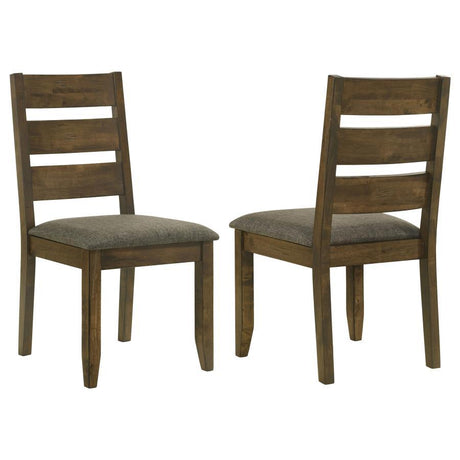 Alston - Wood Dining Side Chair (Set of 2) - Knotty Nutmeg by CoasterEveryday | Bel Furniture