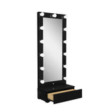 Elisa - Narrow Tall Mirror With Speaker And Drawer