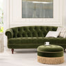 La Rosa - Victorian Chesterfield Tufted Sofa by Jennifer Taylor Home | Bel Furniture