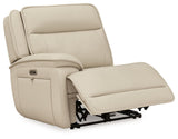 Double Deal - 4-Piece Power Reclining Sectional - Almond