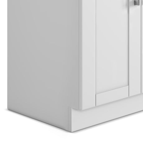 Shaker - Modern Wide, Laundry Cabinet With Faucet And Stainless Steel Sink - view 15