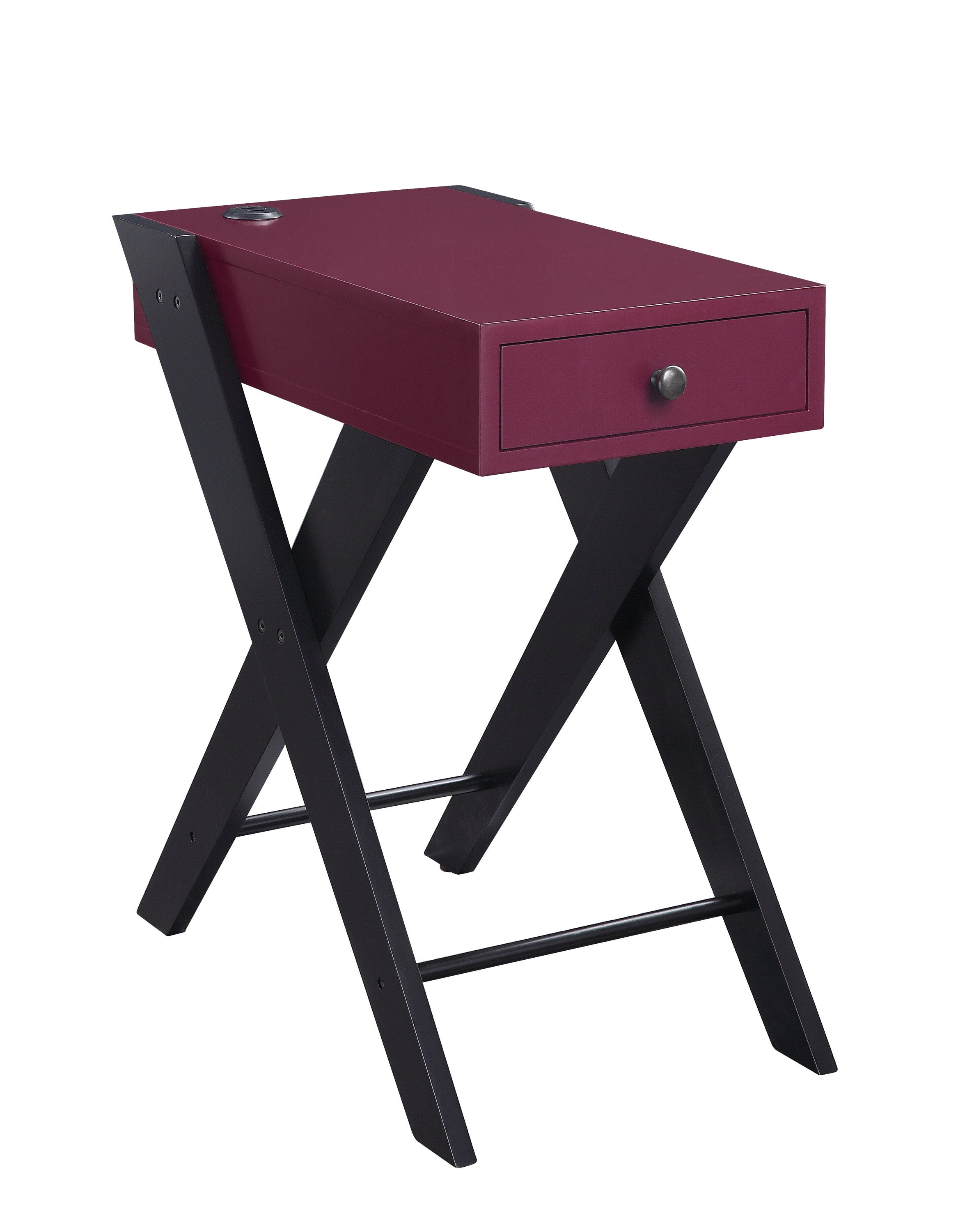 Fierce - Accent Table With Built - In USB Port