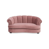 Halle - Rolled Arm Dog Bed - Pink
