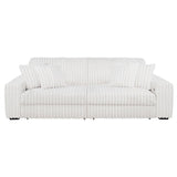 Jacana - Corduroy Upholstered Dual Power Chaise Sofa
