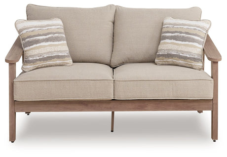 Harmony Headlands - Loveseat With Cushion - Natural / Gray - view 6