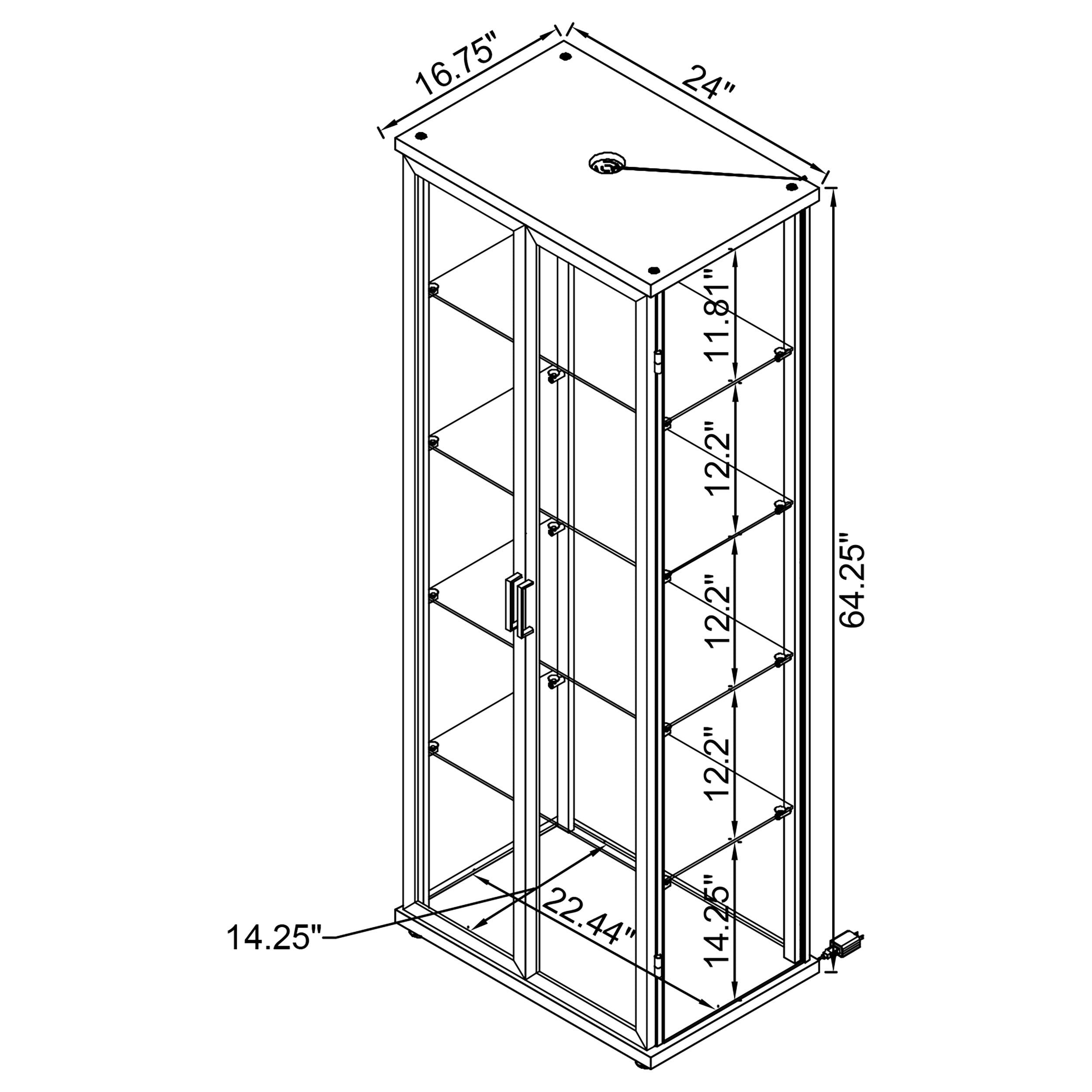 Windrose - Tempered LED Standing Mirror