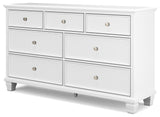 Fortman - White - Dresser by Signature Design by Ashley® | Bel Furniture