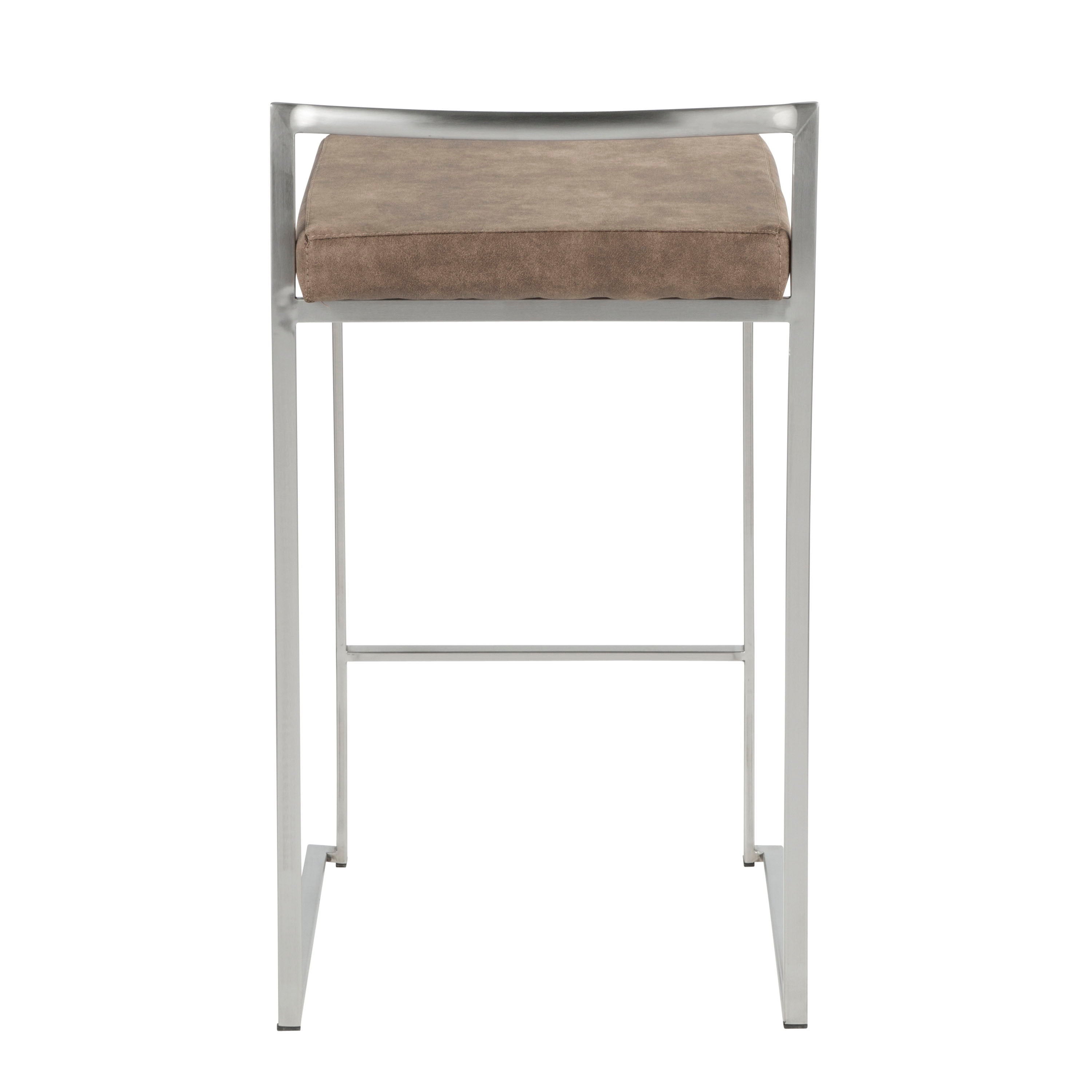 Fuji - Contemporary Elegant Stackable Counter Stool Set