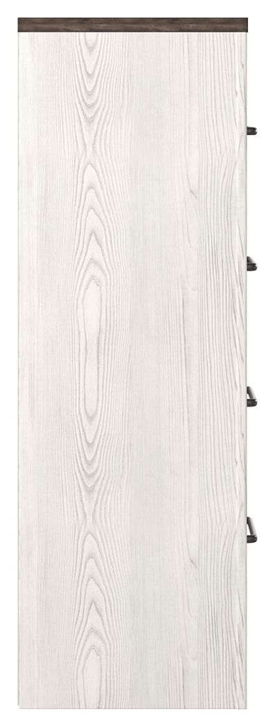 Gerridan - White / Gray - Four Drawer Chest by Signature Design by Ashley® | Bel Furniture