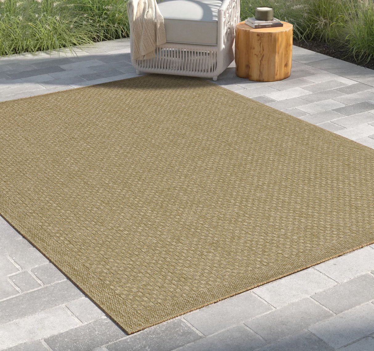 Earth - 7'10" X 10'3" Indoor, Outdoor Area Rug - Jute, Jute by Icona Home Decor | Bel Furniture