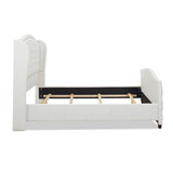 Marcella - Upholstered Shelter Headboard Bed Set by Jennifer Taylor Home | Bel Furniture