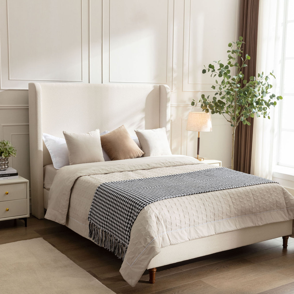 Harper - Tall Headboard Upholstered Bed