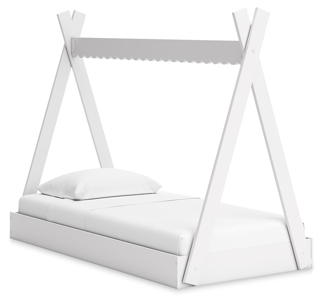 Hallityn - Tent Complete Bed In Box White by Signature Design by Ashley® | Bel Furniture