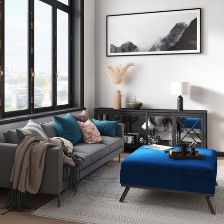 Owen - Multifunctional Square Coffee Table Storage Ottoman - view 79
