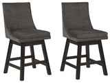 Tallenger - Swivel Barstool (Set of 2) by Signature Design by Ashley® | Bel Furniture