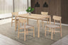 Parkridge - Wood Dining Set Beige 5 Pc. Table, 4 Chairs by Coaster Fine Furniture | Bel Furniture