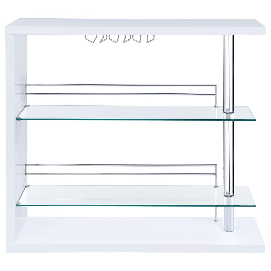 Prescott - Rectangular 2-Shelf Bar Unit