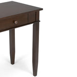 Carlton - Home Office Desk - Dark Tobacco Brown by Simpli-Home | Bel Furniture