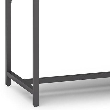 Banting - Mid Century Wide Desk, Handcrafted by Simpli-Home | Bel Furniture
