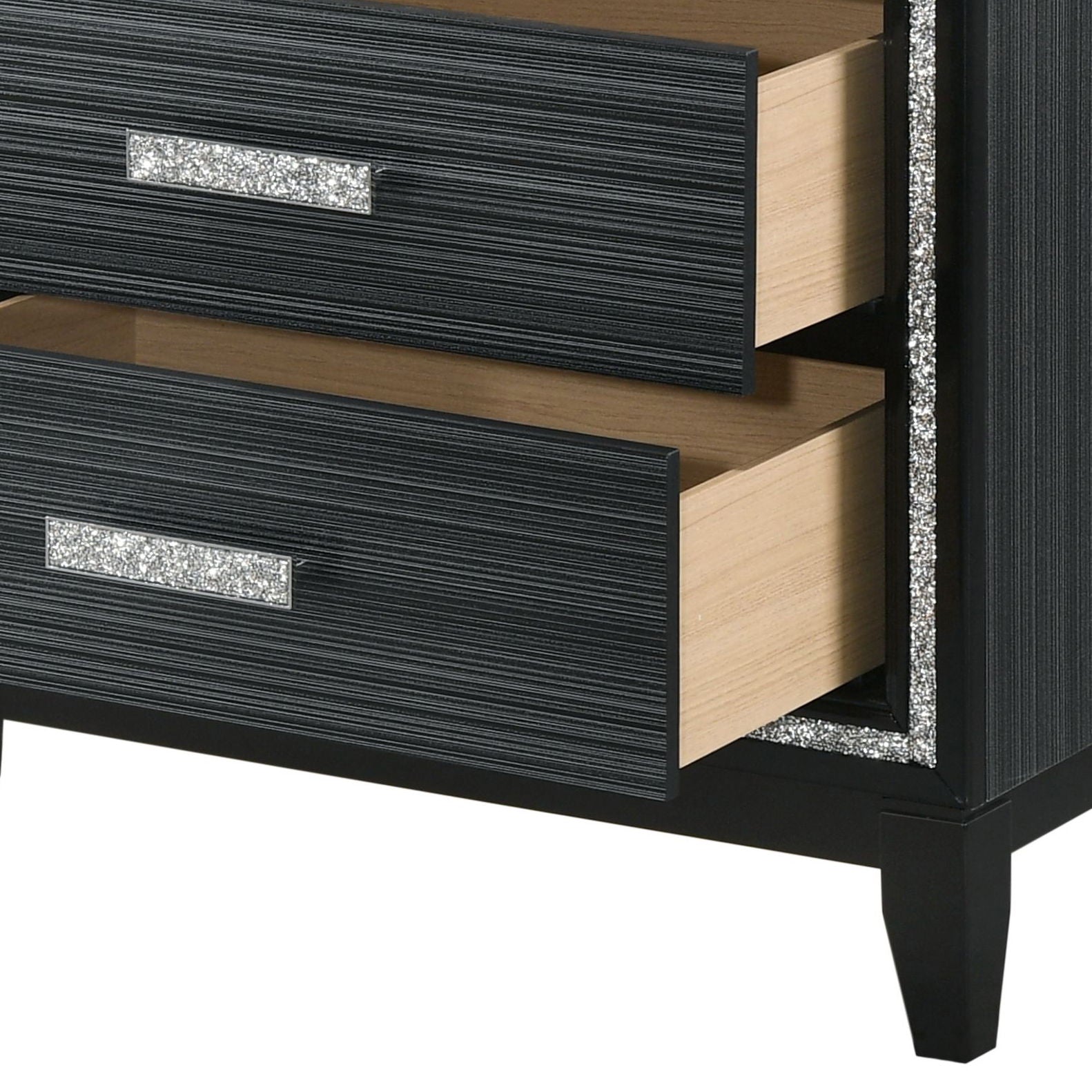 Haiden - Weathered Nightstand - Black