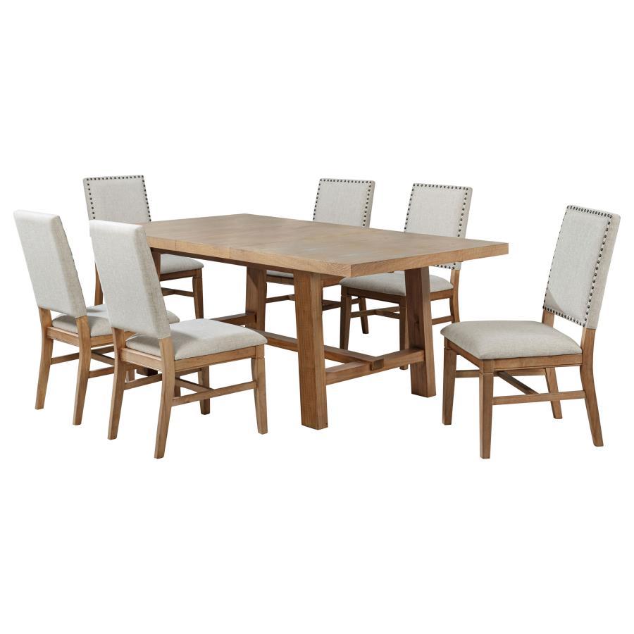 Middleton - Extension Leaf Dining Set With Upholstered Chairs by Coaster Fine Furniture | Bel Furniture