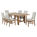 Middleton - Extension Leaf Dining Set With Upholstered Chairs by Coaster Fine Furniture | Bel Furniture