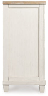 Shaybrock - Antique White / Brown - Dresser by Benchcraft® | Bel Furniture