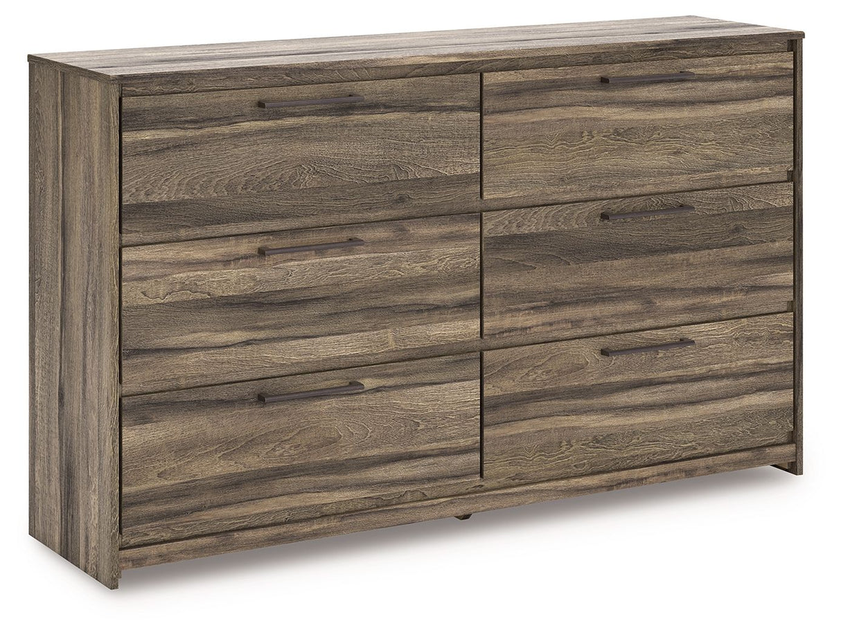 Elbrim - Six Drawer Dresser Dark Brown Dressers by Signature Design by Ashley® | Bel Furniture