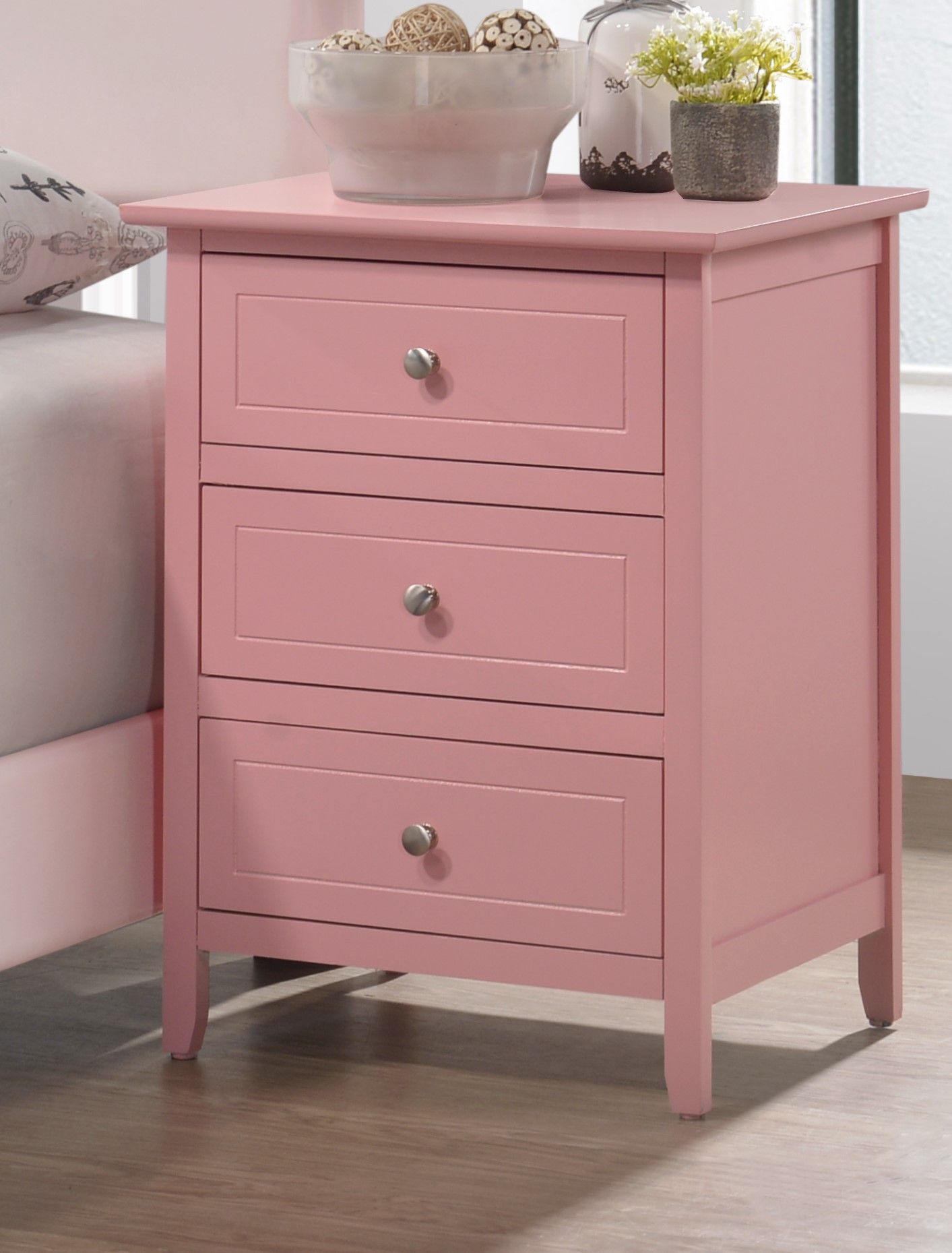 Daniel - 3 Drawer Nightstand