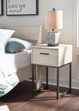 Socalle - One Drawer Night Stand by Signature Design by Ashley® | Bel Furniture