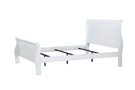 Louis Philip - California King Bed - White by Crown Mark | Bel Furniture