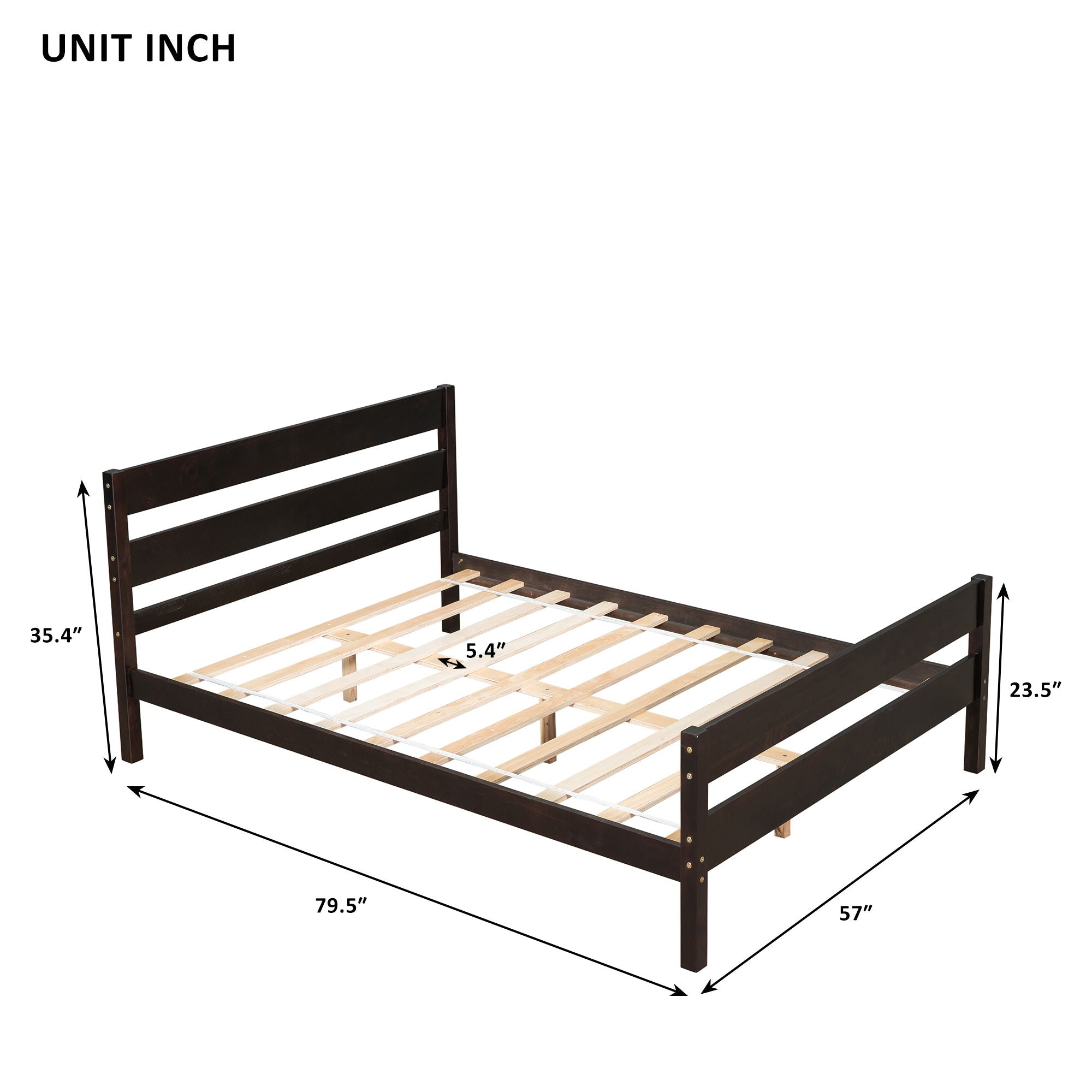 Bed With Headboard And Footboard