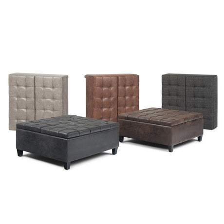 Harrison - Upholstered Coffee Table Storage Ottoman - view 133
